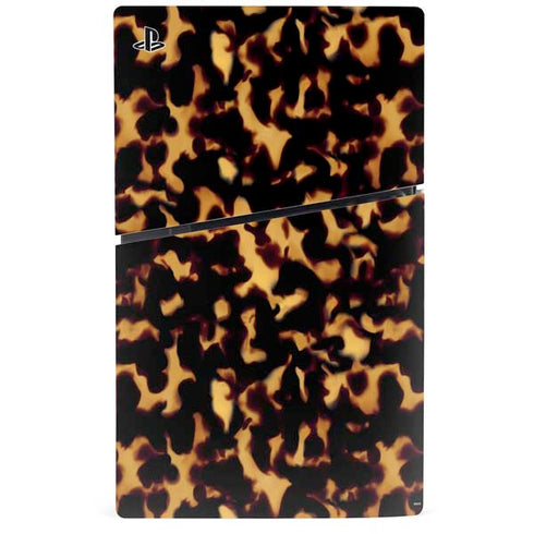 Tortoise Shell PS5 Slim Digital Edition Console Skin